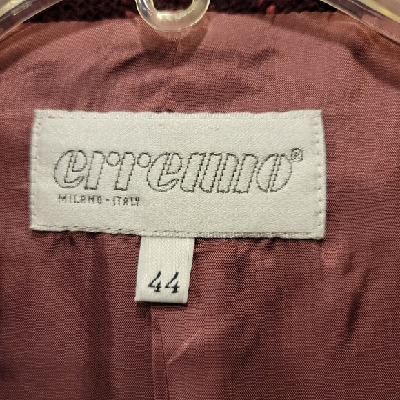 Italian Designer Erreuno Vintage Wool French Style Bouclé Blazer - Sz 44 EU - Picture 5 of 9